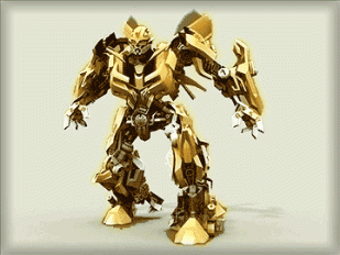 3D Model of transformer robot bumble bee