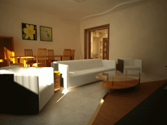 Photo Realistic 3D Rendering of Architectural Interiors