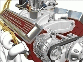 Chevrolet V8 Engine 3D Model