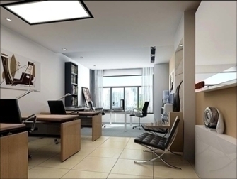 Office Interior Model, Highly Realistic in 3D